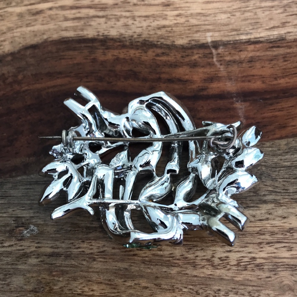 Vintage Rhinestone Brooch - Picture 2 of 3